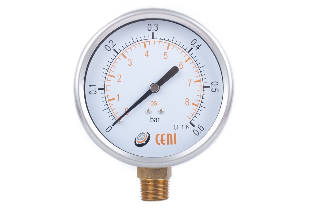 22Ø100 R 1/2"NPT 0,6 Bar/Psi