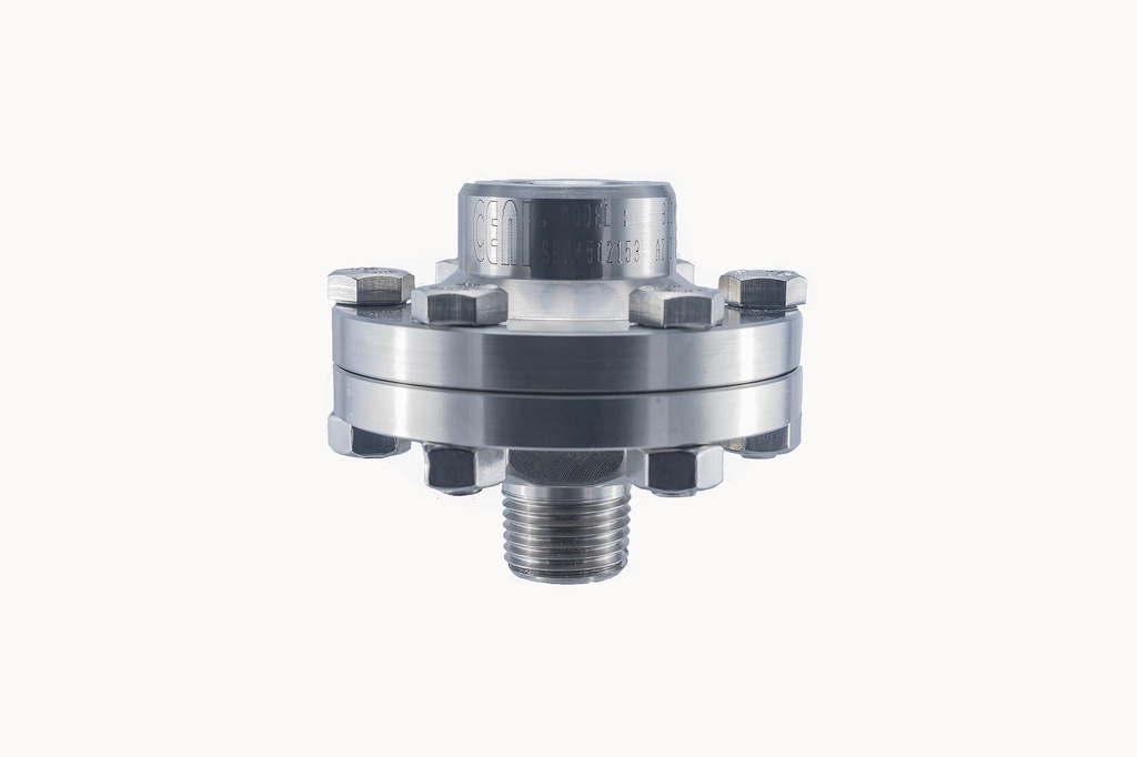 SELLO BRIDADO MEDIA PRESION (AISI 316 - TITANIO) -1/2"NPTH x 1/2" NPTM